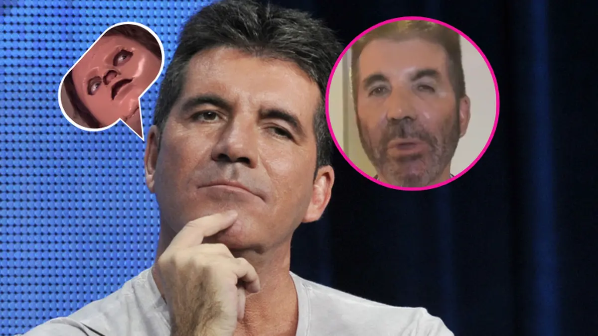 Le visage de Simon Cowell choque les internautes sur Twitter