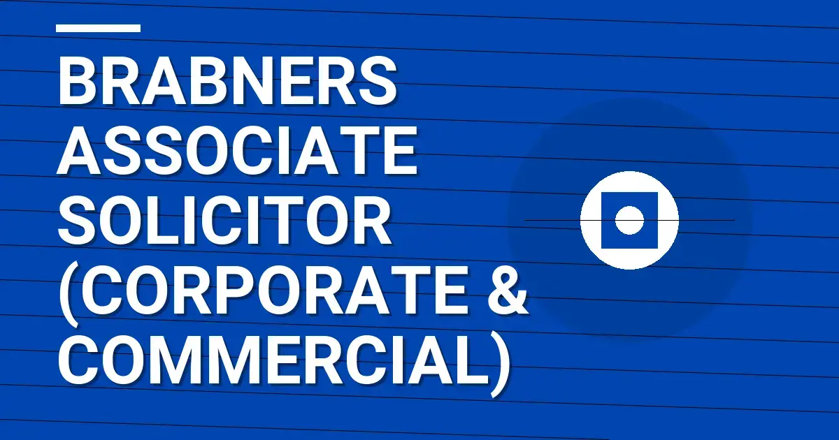 Brabners Associate Solicitor (Corporate & Commercial)