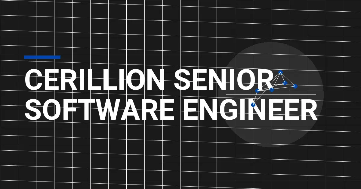 Cerillion Senior Software Engineer