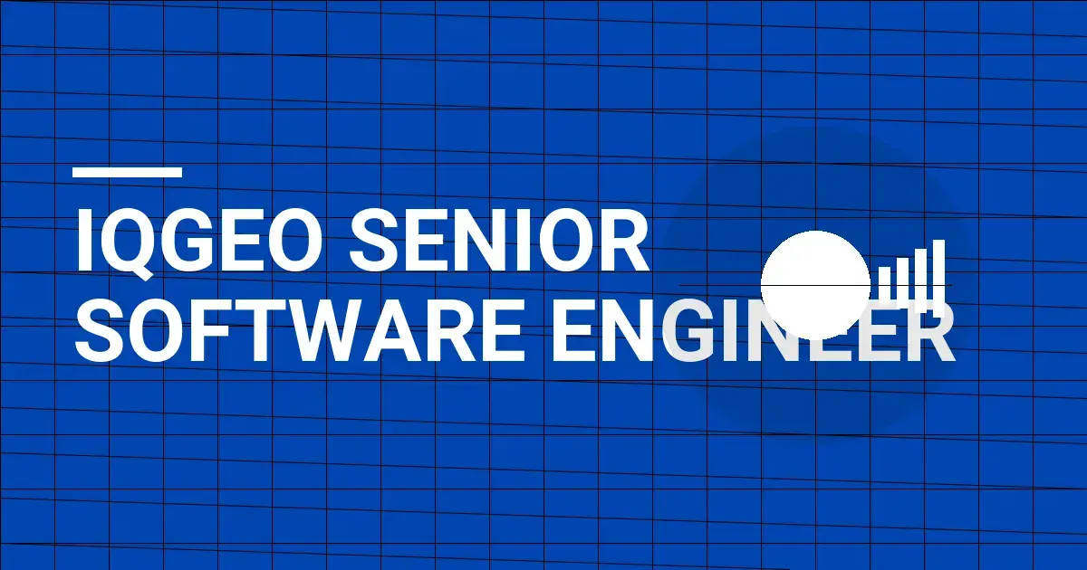 IQGeo Senior Software Engineer