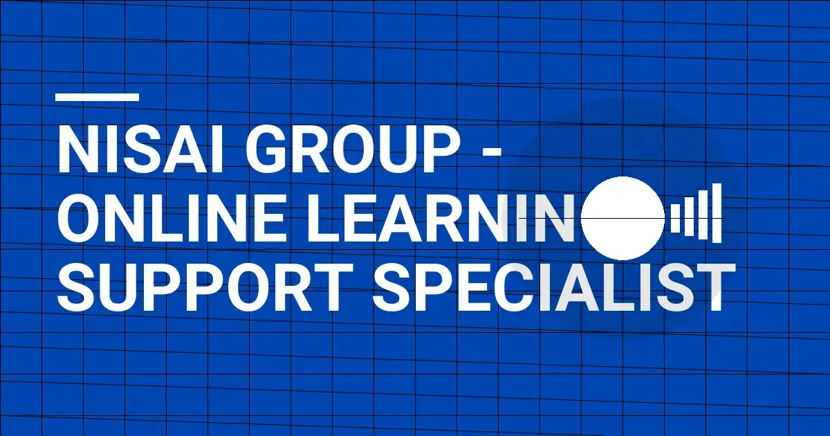 Nisai Group - Online Learning Support Specialist