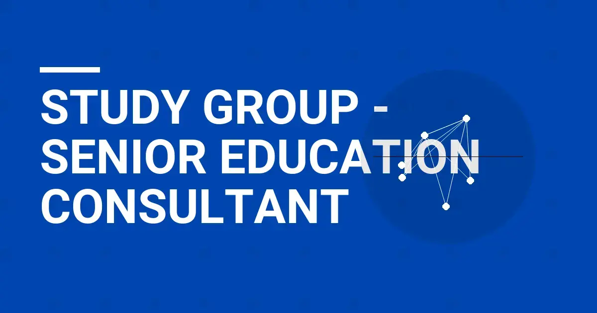 Study Group - Senior Education Consultant