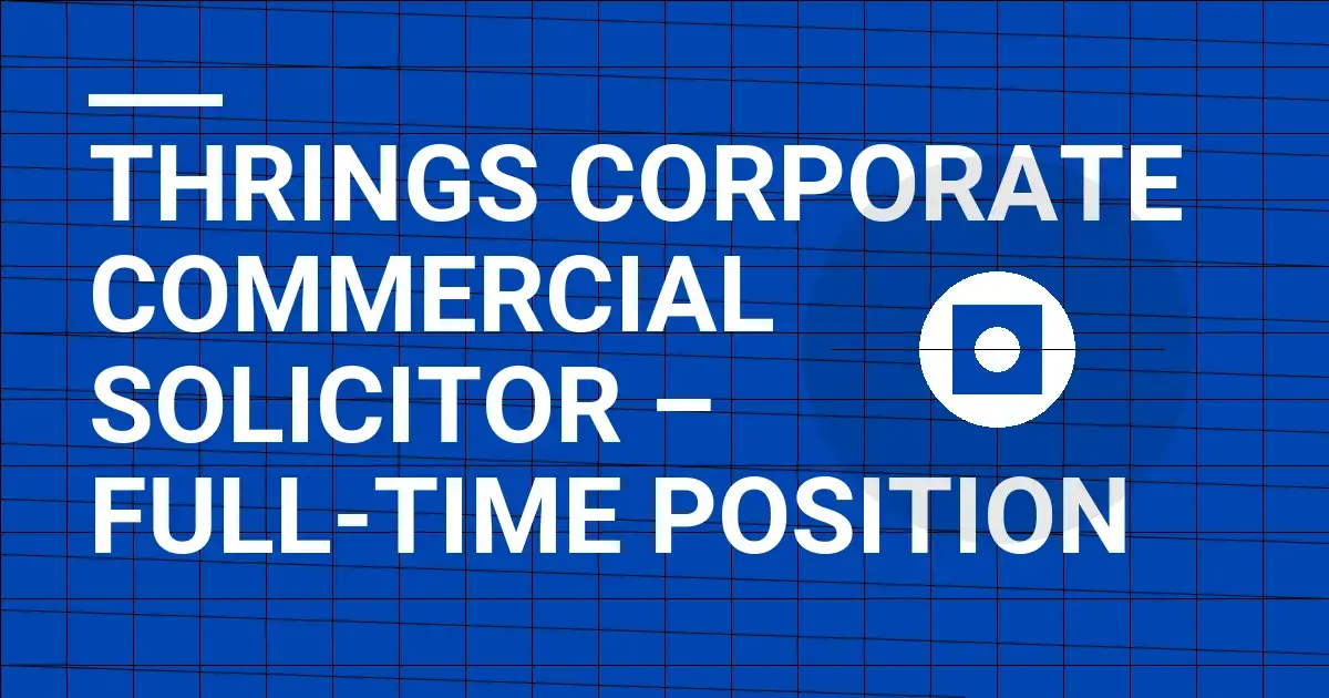 Thrings Corporate Commercial Solicitor – Full-Time Position